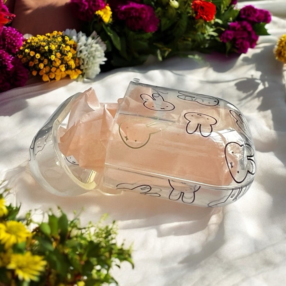 Miffy AirPods Clear Soft Earbuds Case Cute Kawaii White Germany Import New - Picture 2 of 13
